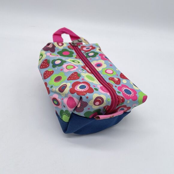 Vintage 2004 Strawberry Shortcake Backpack & Coin Pouch Kids School Bag Flowers - Picture 9 of 14